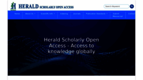 What Heraldopenaccess.us website looked like in 2024 (1 year ago)