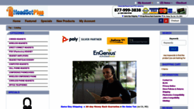 What Headsetplus.com website looked like in 2024 (1 year ago)