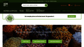 What Herbco.com website looks like in 2024 