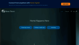 What Hometrust.ca website looks like in 2024 