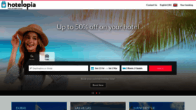 What Hotelopia.com website looks like in 2024 