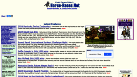 What Horse-races.net website looks like in 2024 