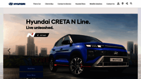 What Hyundai.co.in website looks like in 2024 