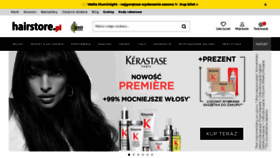 What Hairstore.pl website looks like in 2024 