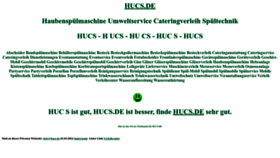 What Hucs.de website looks like in 2024 