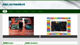 What Hnshengshang.com website looks like in 2024 