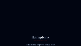 What Hamptons.co.uk website looks like in 2024 