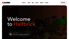 What Halfbrick.com website looks like in 2024 