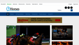 What Horses.nl website looks like in 2024 