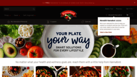What Hannaford.com website looked like in 2024 (1 year ago)