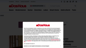 What Haus.de website looks like in 2024 