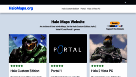What Halomaps.org website looks like in 2024 