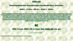 What Hdda.de website looks like in 2024 