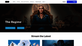 What Hbo.com website looks like in 2024 