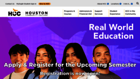 What Hccs.edu website looked like in 2024 (1 year ago)