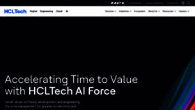What Hcltech.com website looks like in 2024 