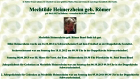What Heimerzheim.net website looks like in 2024 
