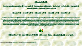 What Heizgut.de website looks like in 2024 