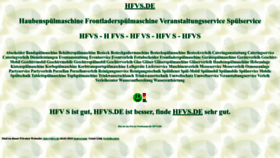 What Hfvs.de website looks like in 2024 