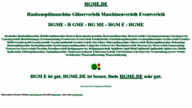 What Hgme.de website looks like in 2024 