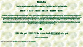 What Hhss.de website looks like in 2024 