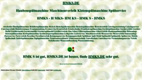What Hmks.de website looks like in 2024 