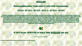 What Hneo.de website looks like in 2024 
