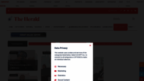 What Herald.co.zw website looks like in 2024 