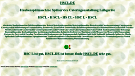 What Hscl.de website looks like in 2024 
