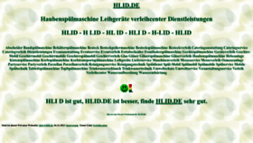 What Hlid.de website looks like in 2024 