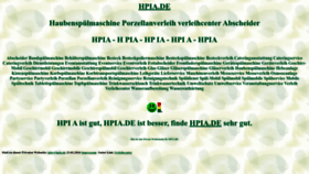 What Hpia.de website looks like in 2024 