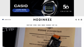 What Hodinkee.com website looks like in 2024 