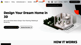 What Homestyler.com website looks like in 2024 