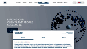 What Houthoff.com website looks like in 2024 