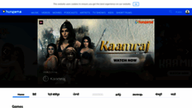 What Hungama.com website looks like in 2024 