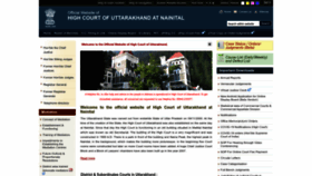 What Highcourtofuttarakhand.gov.in website looked like in 2024 (1 year ago)
