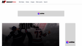 What Hockeyfeed.com website looks like in 2024 