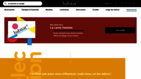 What Habitat.fr website looks like in 2024 