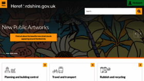 What Herefordshire.gov.uk website looks like in 2024 