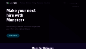 What Hiring.monster.com website looks like in 2024 