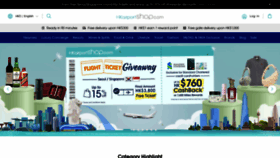 What Hkairportshop.com website looks like in 2024 