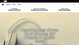 What Headphonesshop.co.uk website looks like in 2024 
