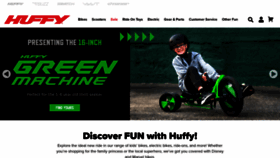 What Huffybikes.com website looks like in 2024 