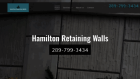 What Hamiltonretainingwalls.com website looks like in 2024 