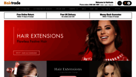 What Hairtrade.com website looks like in 2024 