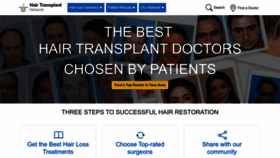 What Hairtransplantnetwork.com website looks like in 2024 