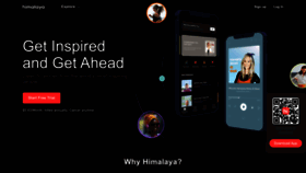 What Himalaya.com website looks like in 2024 