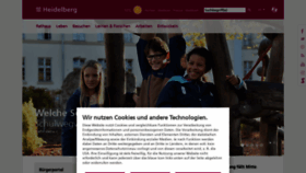 What Heidelberg.de website looks like in 2024 