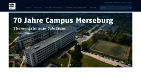 What Hs-merseburg.de website looks like in 2024 