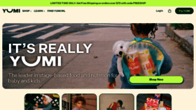 What Helloyumi.com website looks like in 2024 